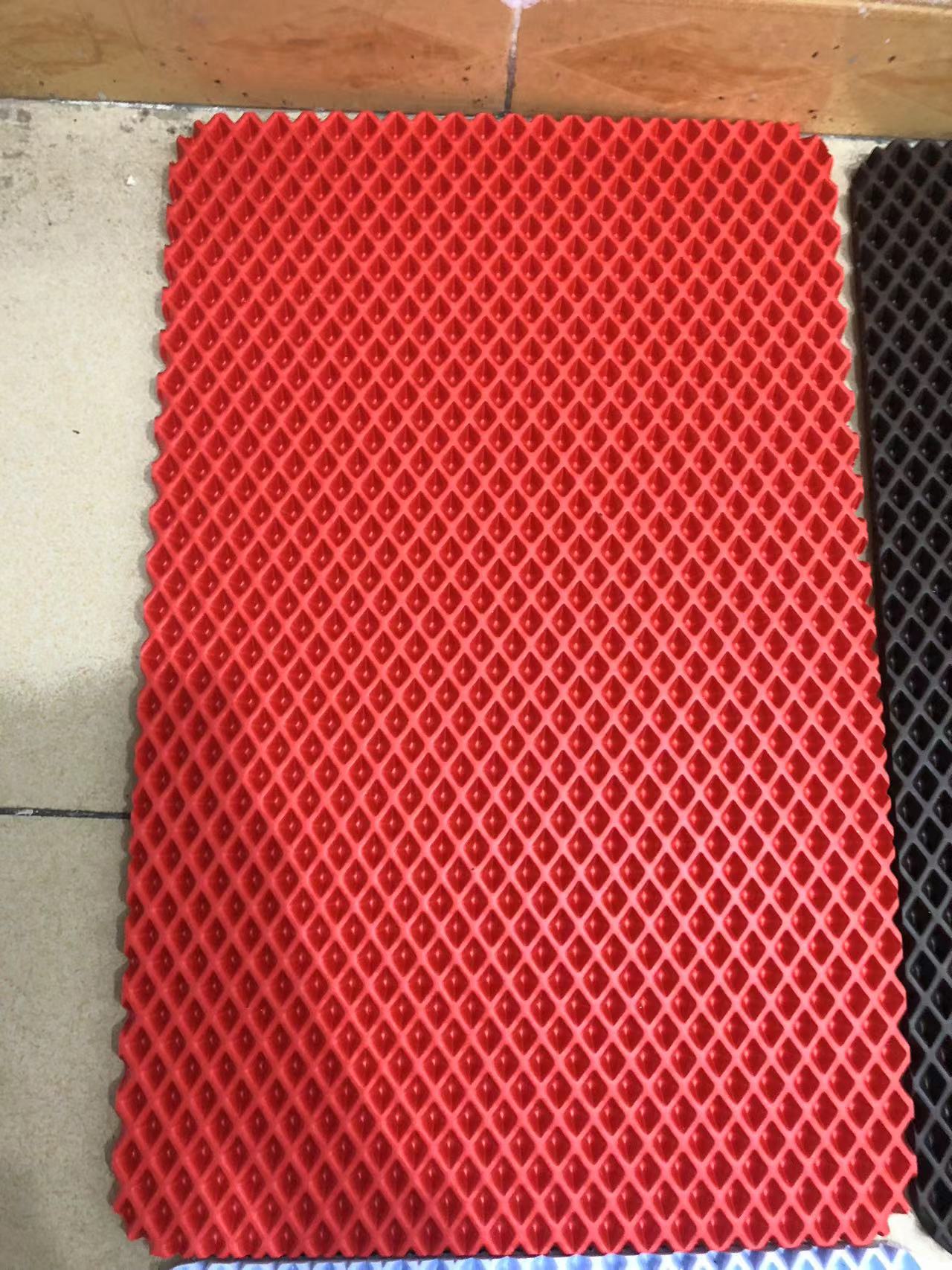 Красный материал для ковриков